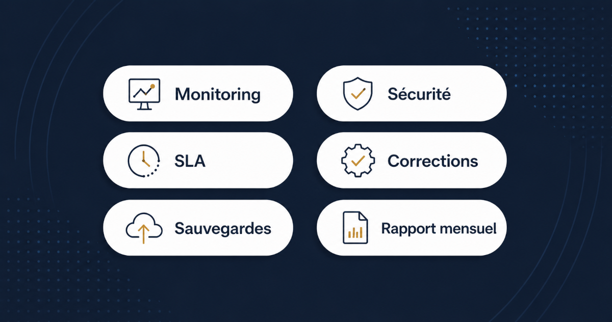 Maintenance applicative : ce qu’un contrat TMA couvre vraiment (et ce qu’il ne couvre pas)